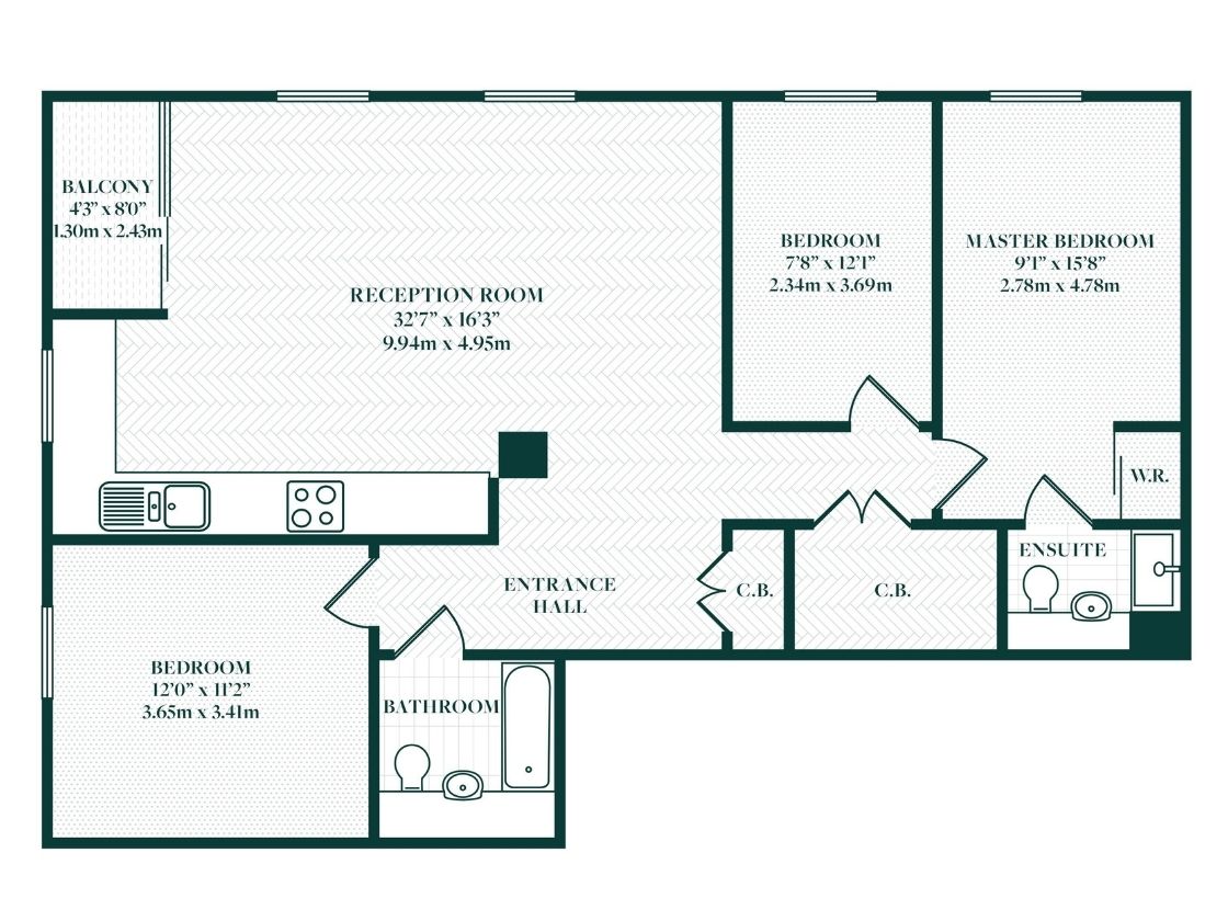 Three Bedroom Apartments The Well House