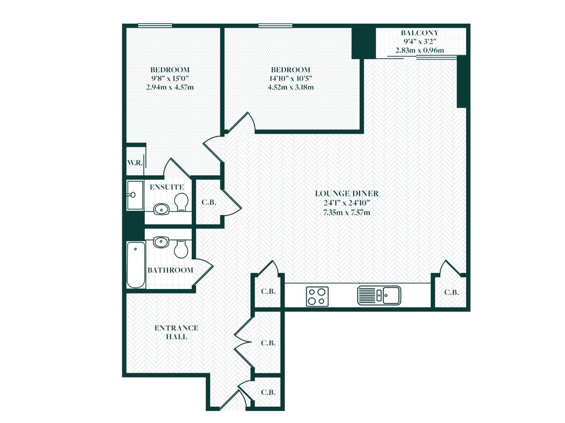 Two Bedroom Apartments To Rent In Sutton The Well House